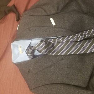 Bernhard Altmann 44 short black and white tic blazer